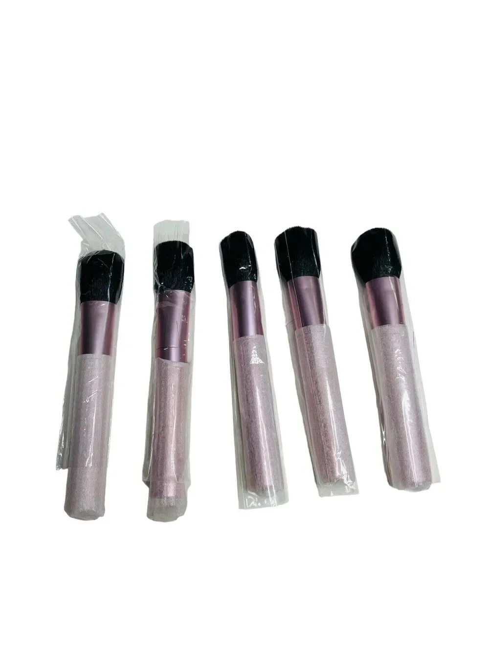 Mally Makeup Cosmetic Blush Brush Pink Bundle Set of 5 Beauty